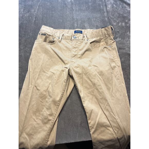 Polo‎ Ralph Lauren 32x30 Prospect Straight Flat Front Khaki Chino Pant Mens NWT - Picture 1 of 7